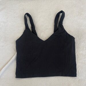 lululemon athletica Ribbed Align Tank Top A/B cup - Size 8, Graphite Grey